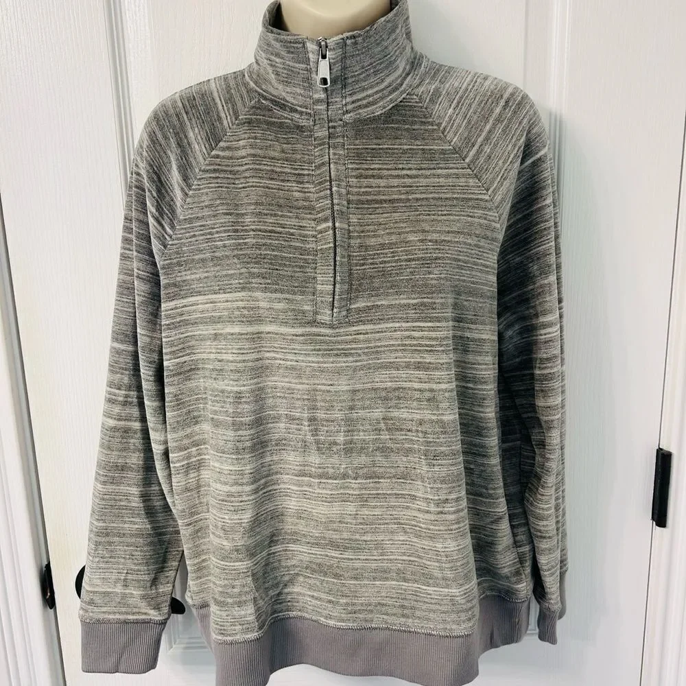 Madewell Velour Space Dyed Gray Slim Jogger 2 Piece Lounge/Travel Set!